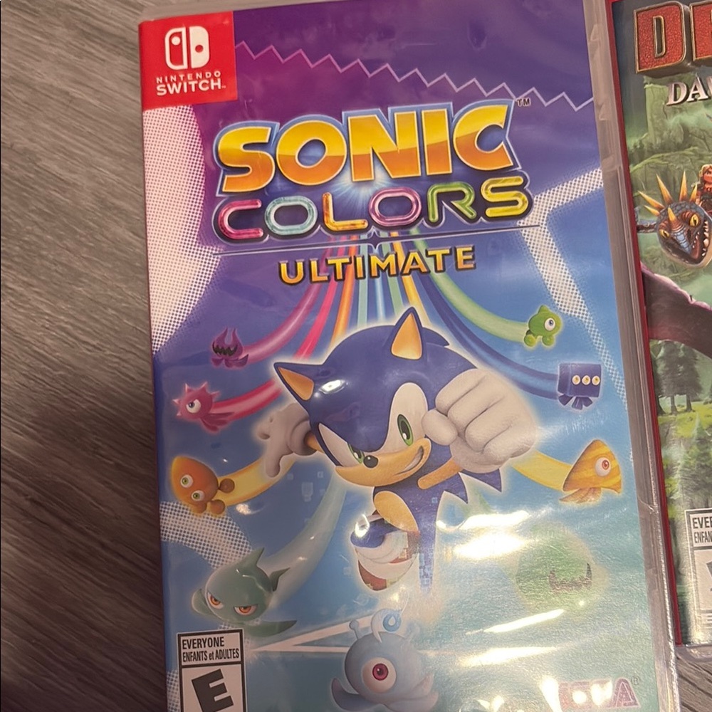 Nintendo Sonic Colors Ultimate - Purple and Blue